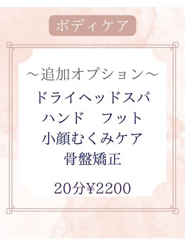 ゴールドベア(GOL D BEAR)/オプション追加メニュー