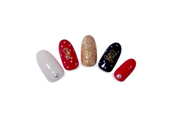 ノーラスリエン(Nolaslien)/パラジェル 麻布十番 赤ネイル