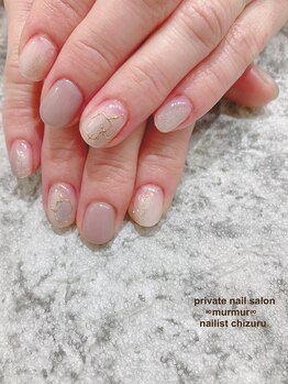 プライベート ネイルサロン マーマ(murmur)/お上品ニュアンス