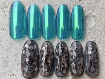 フリークネイル(FREAK Nail)/ニュアンスちぐはぐ ¥11000