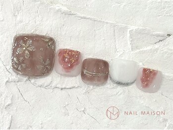 ネイルメゾン 池袋店(NAIL MAISON)/ピカピカフラワー¥9000