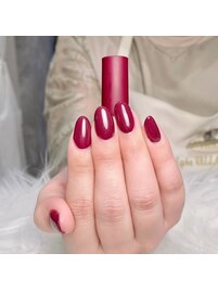 ワンカラー/VALLAネイル/ワイン