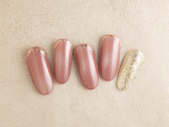 ピンクブラウンマグネット