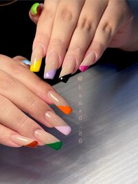 haruka nail × 色鉛筆ネイル