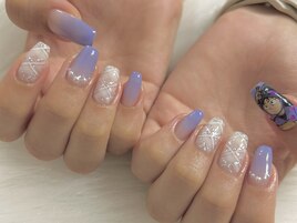 痛ネイル×グラデーション