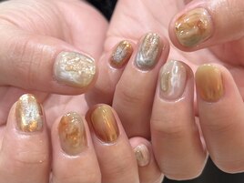奥行きニュアンスネイル