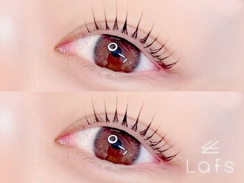 ラフス 三宮店(Lafs)の写真/[三宮/韓国アイドル風束感まつ毛パーマ］ハリ・コシアップ◎話題のケラチントリートメントでお悩み解決♪