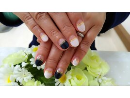 ストレートフレンチネイル