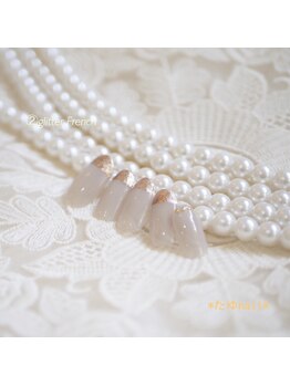 たゆ ネイル(たゆnail)/ストレートフレンチ