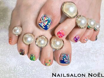 ノエル(Noel)/花火&ヨーヨーネイル
