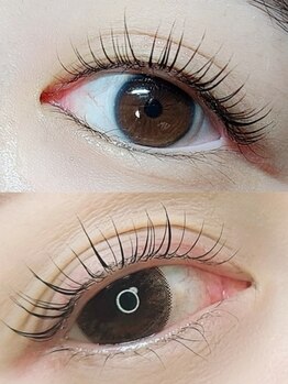 シュカ(Shuka)の写真/デザイン自由のラッシュリフト！一人一人の目の形やまつ毛の状態に合わせてご提案◎
