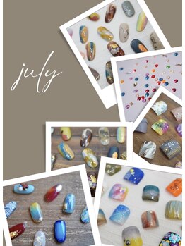 ウリコ ネイルアトリエ(urico nail atelier)/7月キャンペーンアート