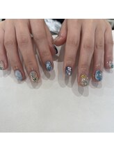 ネイルスミス(Nailsmith)/水色お任せデザイン