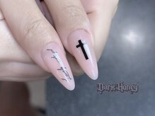 ダークハニー 原宿店(Dark Honey)/シンプルクロスネイル