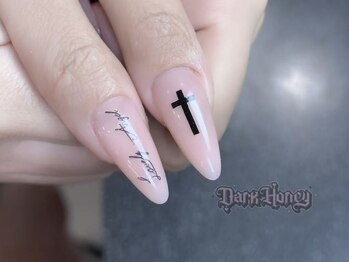 ダークハニー 原宿店(Dark Honey)/シンプルクロスネイル