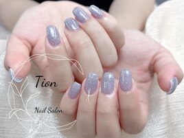 オンブレフレンチ・冬ネイル