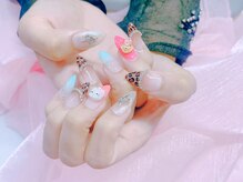 シーシー ネイル アンド アイラッシュ(CeCe Nail&eyelash)/夏ネイル　池袋　チップ長さ出し