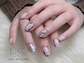 ホワイトとグリーンの相性抜群