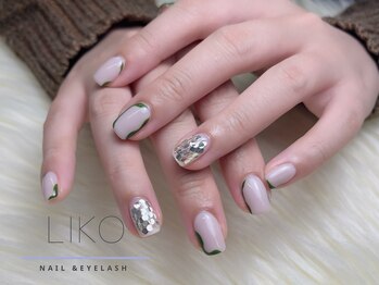 リコ(LIKO)/ホワイトとグリーンの相性抜群