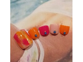 リゾートフットネイル