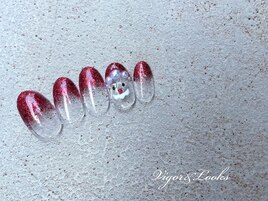 サンタ　イベント　赤　ホロ