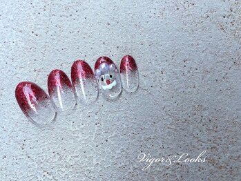 ヴィガー アンド ルックス 白金 目黒(Vigor&Looks)/サンタ　イベント　赤　ホロ　