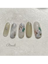 ビネイル(Binail)/紫陽花ネイル
