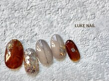 ルークネイル 恵比寿店(LUKE NAIL)/クリアニュアンスネイル　秋冬