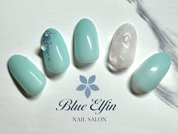 ブルーエルフィン(Blue Elfin)/水滴ニュアンスネイル