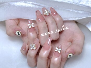 モナサロン(Mona salon)/可愛いリボンネイル