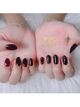 ヘブン ネイル 鶯谷(HEAVEN Nail)/ダークワインネイル