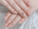 大人可愛いシンプルネイル◎