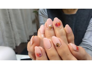 ミーレン ネイルサロン(Miren)/花ペイントネイル