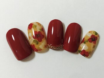 コチャメ ネイル アトリエ(Cochame nail atelier)/手描きフラワー