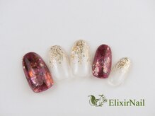エリクサーネイル 五反田(Elixir Nail)/定額a シンプル／クーポン使用