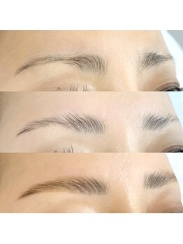 ネイルサロン レクラン(Nail Salon L'ecrin)の写真/《最新眉毛パーマ☆ハリウッドブロウリフト新登場》眉のお手入れはプロにお任せ!!似合わせ眉で垢抜け顔に☆