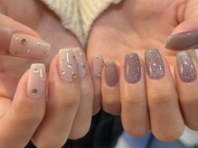 アイネイルズ 渋谷店(I nails)/【Karin.m】キラキラストーン
