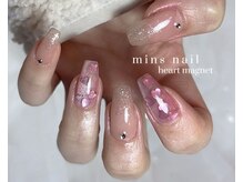 ミンズネイル(minsnail)/ハート埋めつくしネイル