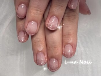 イーナネイル(i-na Nail)/ワンカラー×マグネットグラデ