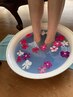 【お花の足湯付き♪アロマオイルでつま先から頭までマッサージ】１１０分☆