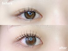 オアラテ 仙台店(or LATTe)/上下まつげパーマ before→after