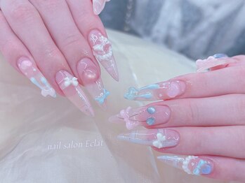 エクラ 横浜関内店(Eclat)の写真/自爪を削らないスカルプが得意サロン♪取れにくい・浮きにくいからストレスフリーな美しさ！