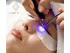 キャンバスネイル(CANVAS nail)の写真/丁寧なカウンセリングでまつげの生え方でのデザイン提案を！眩しくないLEDでの装着ライトで快適な時間を。