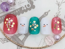 クリスマスネイル
