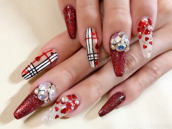 ラビング(Loving)/赤ネイル