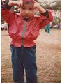 セレノ 橋本(Sereno) 小さい頃の写真その２。兄の運動会での一枚です。