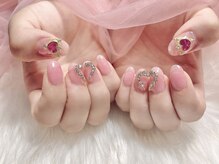 ニケネイル(Nike nail)/ぴんく×はーと