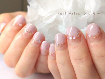 ピンクの組合せも甘すぎず♪