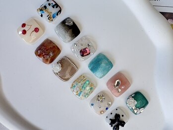 アイネイルサロン(i nail salon)の写真/【9時半OPEN/当日予約○】 夜勤明けや、お出かけ前に可愛く。夏本番に向けて心ときめく指先に仕上げます♪