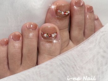 イーナネイル(i-na Nail)/マグネット×ジュエリーストーン